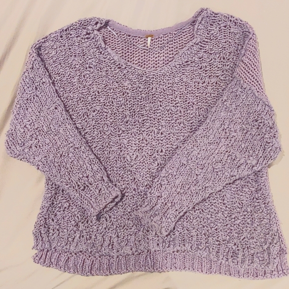 Free People Sweaters - Free People Women's Lilac Sweater Size Small‎